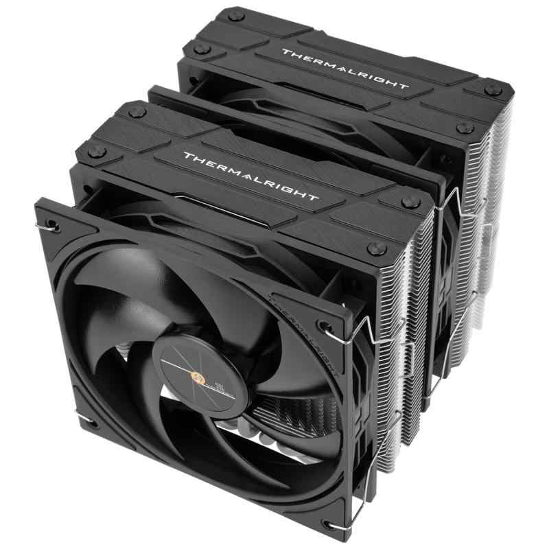 乐天商城 - Thermalright Peerless Assassin 120 Black V3 CPUエアクーラー、デュアルTL-P12 PWMファン付き6ヒートパイプヒートシンククーラー、トップカバーデザイン、AM4 / AM5、Intel LGA 1851/