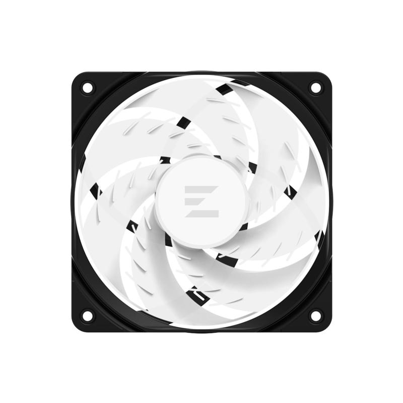ZALMAN ZM-AF120R ARGB BLACK 120mm PCケースファン ブラック FN2442FN2442 日本正規製品 1年リバースブレードデザインを採用しており、ファンの背面が見えないシームレスな統合デザインを提供しながら、気流の逆転を可能にします。特別に設計されたリング型ファンはシャークフィンブレードを採用しており、気流への抵抗や動作音を最小限に抑えます。前面と背面にはファンの動作中に発生する振動を最小限に抑えるため、合計8個の振動防止ゴムパッドが装備されています。