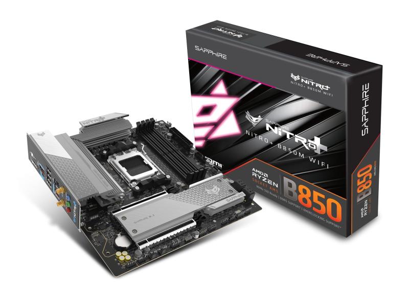 SAPPHIRE NITRO+ B850M WIFI Micro-ATXマザーボード 52123-01-40G MB6837
