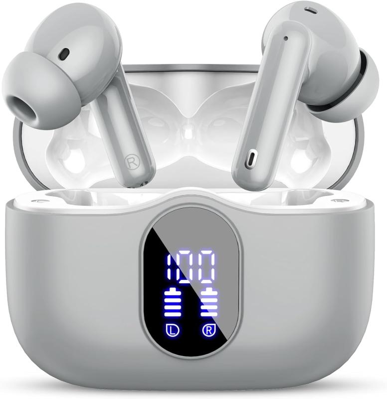イヤホン bluetooth ワイヤレスイヤホン【2026最新ブルートゥースイヤホン】Bluetooth5.4 ENC通話ノイズキャンセリング 接続瞬時 タッチ操作 HiFi音質 iphone イヤフォン 自動ペアリング 最大40時間再 vision-stores-10172342 ビジョンストア パッケージ画像