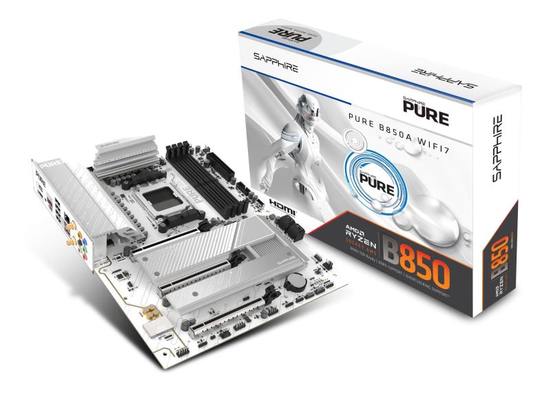 SAPPHIRE PURE B850A WIFI7 ATXマザーボード 
