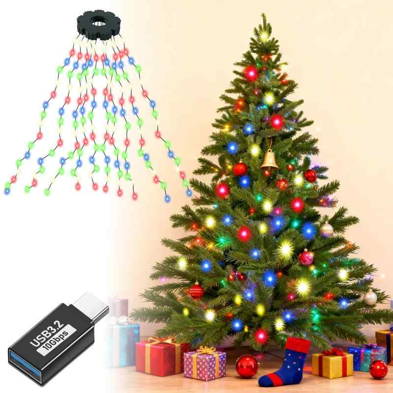 クリスマスツリーライト イルミネ�