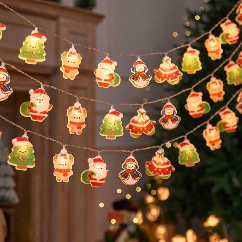 クリスマス装飾灯串 LEDイルミネーションライト 点滅 点灯 機能 20球 全長3メ 電池式 インテリア の雰囲気 庭屋外 デコレーション