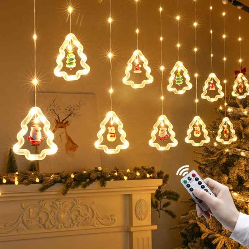 クリスマスツリー 電飾 装飾 クリスマス イルミネーション 飾り クリスマス飾り クリスマスチャームアクセサリー 防水 USB給電タイプ 屋内屋外兼用 飾りライト