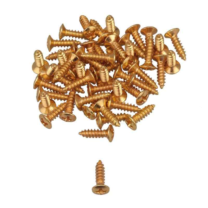 Yibuy ギターピックガード, Golden (Pack of 50)