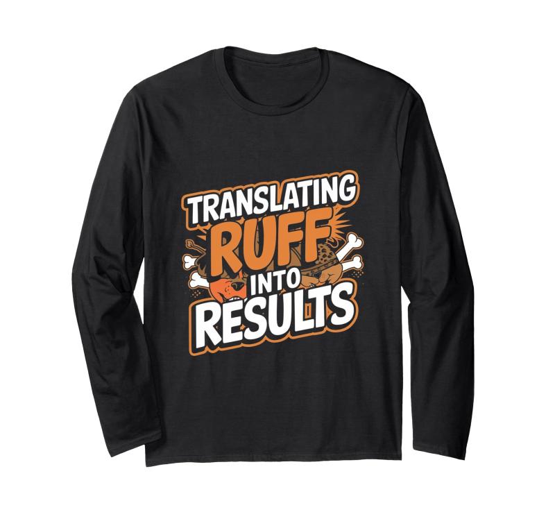 Rakuten - ラフを結果に変える面白い犬のトレーナー 長袖Tシャツ