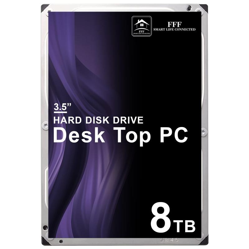 FFF 3.5" 8TB 内蔵ハードディスク HDD 3.5インチ 6Gb/s 256MB 7200rpm デスクトップ 外付けHDD用のHDD 大容量 MAL38000SA-T72