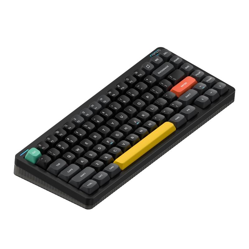 nuphy Halo75 V2 メカニカル ゲーミング キーボード 75% ワイヤレス ホットスワップ可能 Bluetooth 83 キー RGB バックライト Bluetooth/2.4GHz/USB-C 対応 QMK/VIA サポート 画像2