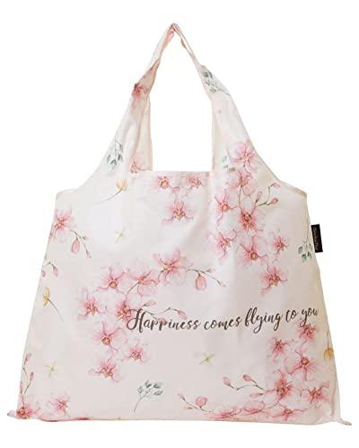 プレーリードッグ ChouchouFleur 2way shopping bag (抗菌加工) 抗菌 防臭 コンパクト 下げ札つき 花柄 撥水加工 洗濯OK