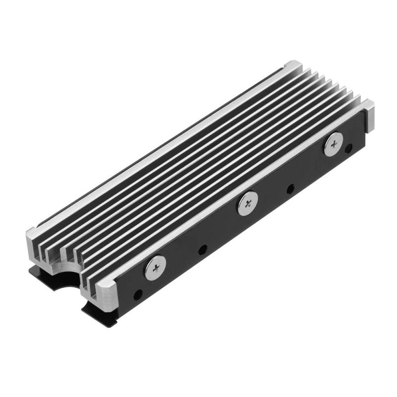 ビジョンストアのM.2 2280mm SSD両面ヒートシンク、PC / PS5用サーマルシリコンパッド付きM.2 PCIE NVMe SSD｜アングル2