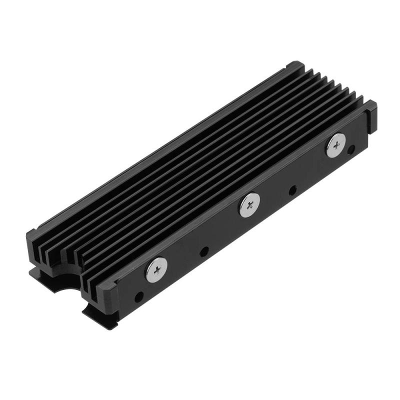 ビジョンストアのM.2 2280mm SSD両面ヒートシンク、PC / PS5用サーマルシリコンパッド付きM.2 PCIE NVMe SSD｜アングル3