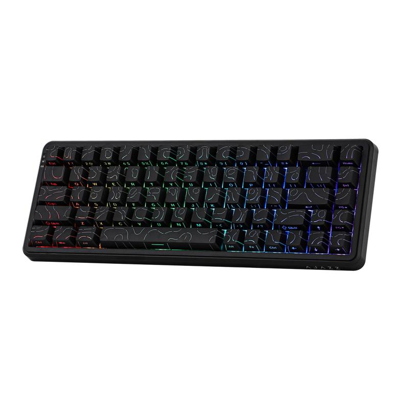 ラピッドトリガー MechLands AJAZZ AK680 MAX ホール効果スイッチ付き有線ゲーミングキーボード 高速トリガー磁気キーボード超低遅延のメカニカルキーボード トップ構造 RGB バックライト