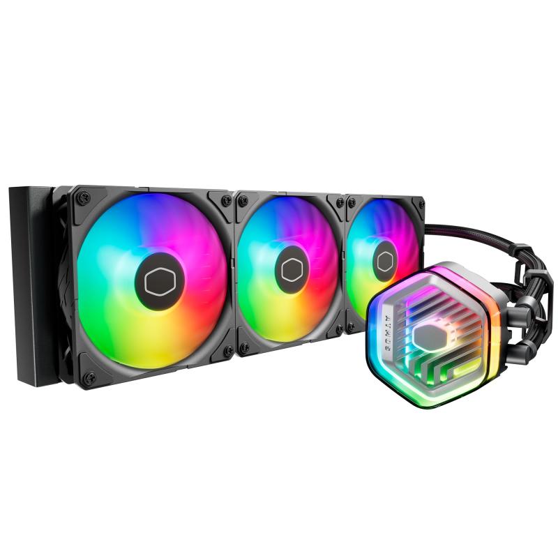 Cooler Master MasterLiquid Atmos White デュアルチャンバーポンプ 高風量・長寿命ファン搭載 ラジエーターサイズ 簡易水冷 CPUクーラー MLX-D24M-A25PZ-RW MLX-D36M-A25PZ-RW