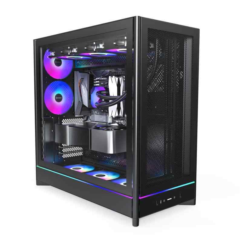 WiNDy - MONTECH HS01、ATX ミッドタワー PCケース、ゲーミングPC。