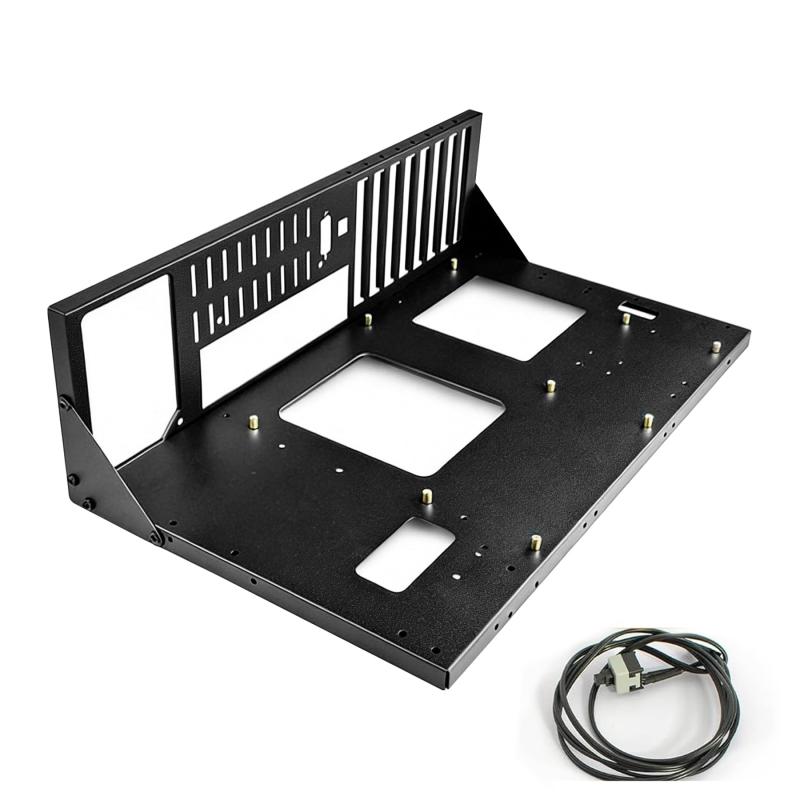 WSKLY(ワスクリ) オープンフレーム ベンチ台 PCマイニングフレーム DIY PC ケース ホルダー 開放型 ケース 強化型 鉱業イニングラック 厚みのあるスチール製オープンブラケットシャーシ 拡張版