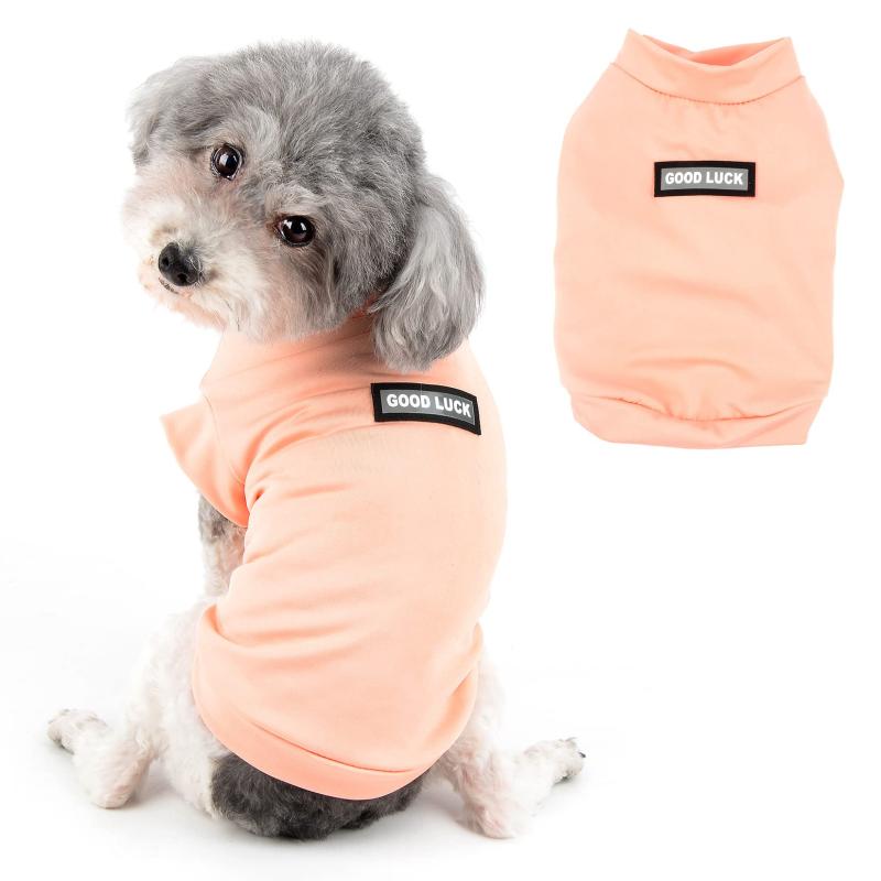 ビジョンストアのRANPHY 犬服 夏用 冷感 Tシャツ 小型犬 涼しい 通気性 ベスト 薄い 暑さ対策 犬用タンクトップ 春夏 日焼け対策 皮膚保護 スポーツウェア カジュアル 伸縮性 部屋着 お出かけ 散歩｜アングル2