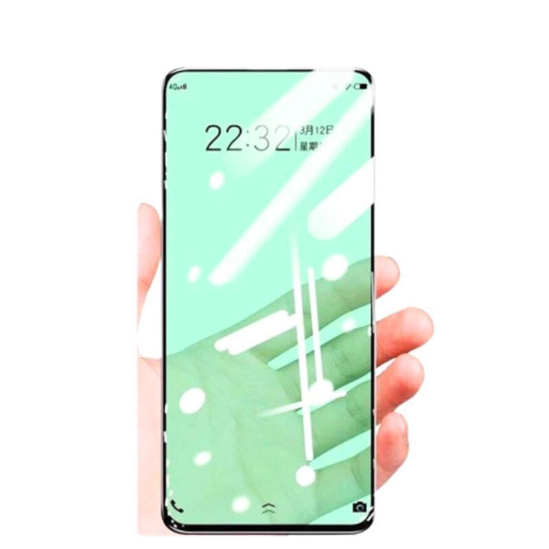 乐天商城 - CIELIA [ iPhone 14Plus / iPhone 13ProMax 対応 ] ブルーライトカット グリーン 強化ガラス フィルム 保護フィルム ガラスフィルム 光沢 指紋防止 飛散防止 硬度9H 耐衝撃 iPhone 14 Plus iPh