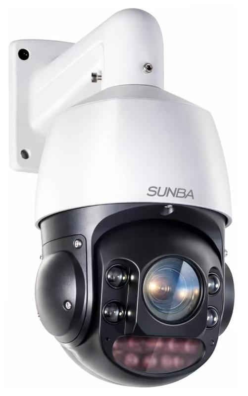 屋外用防犯カメラ、PoE + 給電PTZカメラ屋外、25倍光学ズーム、5MP、AI 自動追跡、 IP66 防水、赤外線到達距離100メートル、ドームセキュリティカメラ