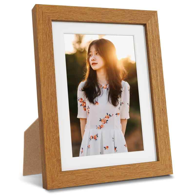 Solid Wood Picture frame with mat