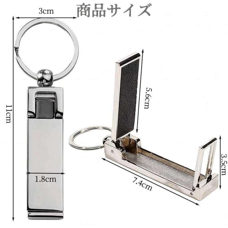 NIHOOOOH 多機能 バッグハンガー & スマホスタンド 耐荷重4.5kg テーブルフック & かばん掛け フック 携帯便利 ガジェット コンパクト カバン フック オフィス 出張 旅行用 シルバー vision-stores-10175428 ビジョンストア サンプル画像2