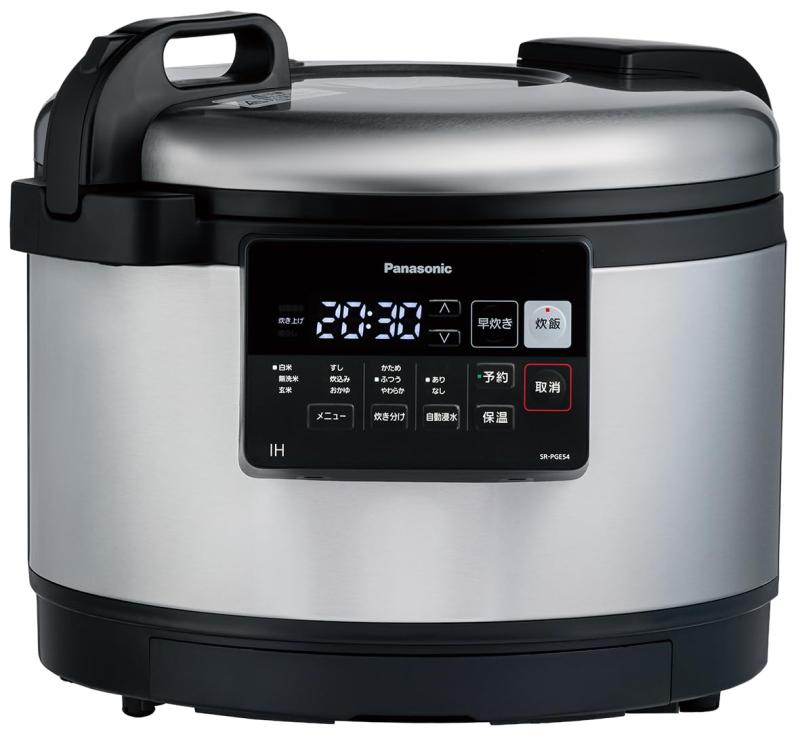 Rakuten - パナソニック 業務用IHジャー炊飯器 5.4L 1～3升 単相200V 20A おどり炊き SR-PGE54-20