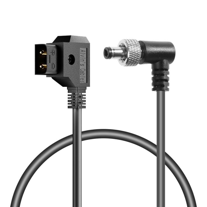 Alvin's Cables D-Tap to DC 5.5×2.1mm ロック付き 電源ケーブル コイルタイプ Atomos SmallHD PIX-E7 PIX-E5 Hollyland Mars 400S 対応 モニター用電源ケーブル - 2