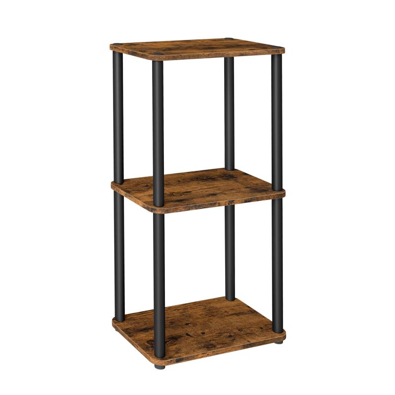 Rakuten - VASAGLE オープンラックコーナーラック 本棚 すっきり細型
