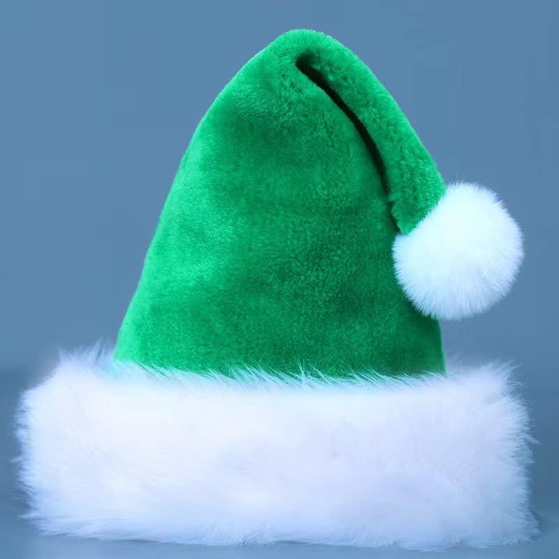 クリスマス帽子 サンタ 帽子 大人 サンタ サンタ帽子 柔らかいぬいぐるみのクリスマス帽子 大人用 ふわふわ 暖かい 男女兼用 サンタ帽子コスチューム 小物 仮装 ロールプレイ サンタクロー