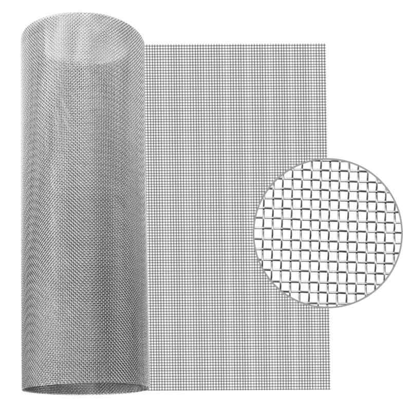ステンレスメッシュ 300*1000mm 産業用金網 ステンレス平織金網 メッシュ 濾過網 換気 耐高温線径0.4mm 網目1mm (20メッシュ)