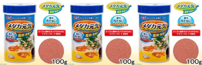ジェックス メダカ元気産卵・育成用フード 100g