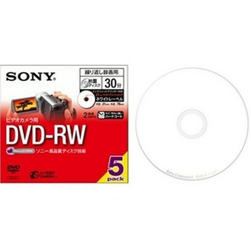SONY 録画用8cm片面 DVD-RW(標準30分)白�