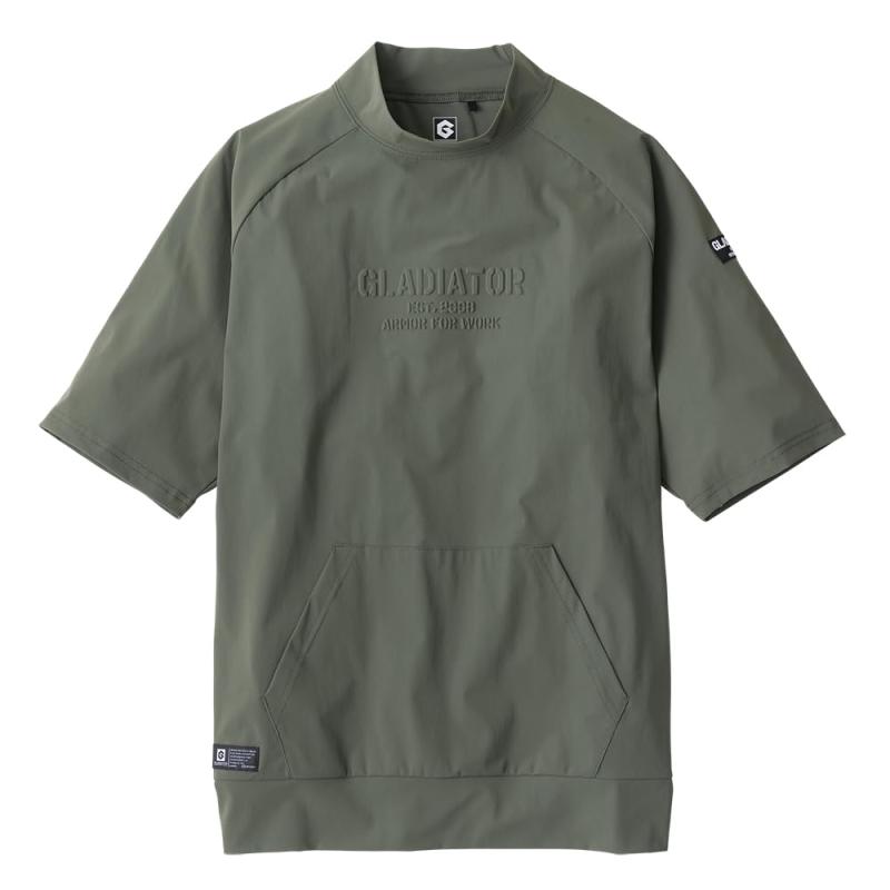 [CO-COS] G-7527 冷感ストレッチ モックネック半袖シャツ vision-stores-10144652 ビジョンストア サンプル画像3
