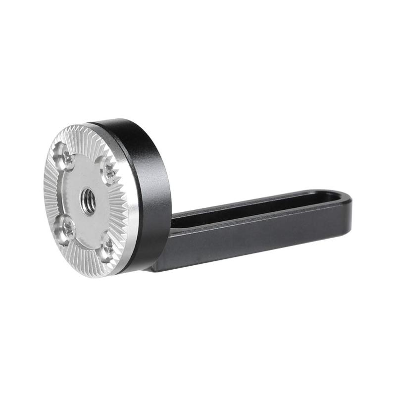 CAMVATE標準M6ロゼット拡張アダプターは、40 mm取り付け溝付き1/4 "-20ネジ穴で取り付けますM6アクセサリ用中央ネジ穴標準M6ロゼット接続マウント材質：陽極酸化アルミニウム合金1/4 "ネジで40mmの溝を介して取り付け