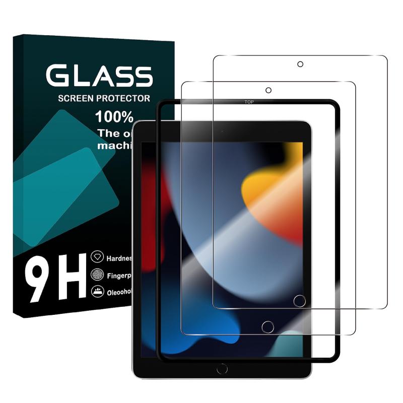 seninhi (セニンヒ) [2枚パック iPad 第9世代 第8世代 第7世代 (10.2インチ iPad9/iPad8/iPad7 2021&2020&2019)用スクリーンプロテクター 2枚パック 強化ガラススクリーンプロテクター