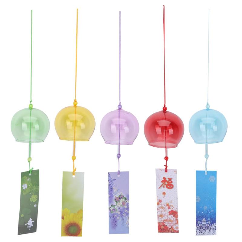 Frcolor ガラス風鈴 10個セット 江戸風鈴 DIYキット 夏の風物詩 おしゃれ 贈り物 飾り物
