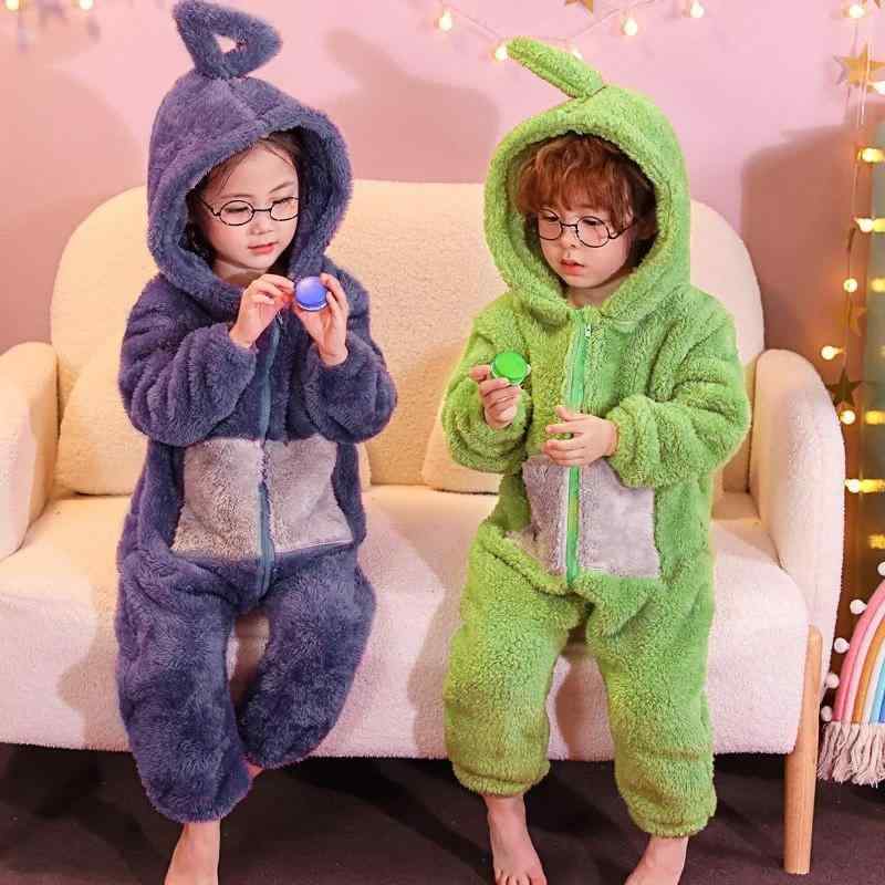 [MDybf] テレタビーズ 着ぐるみ パジャマ 子供 大人 ルームウェア 着ぐるみ 連体服 コスプレ 衣装 漫画服 仮装 コスチューム おおきいサイズ フード付き 萌え 寒さ対策 暖かい もふもふ フラン vision-stores-10182877 ビジョンストア サンプル画像3