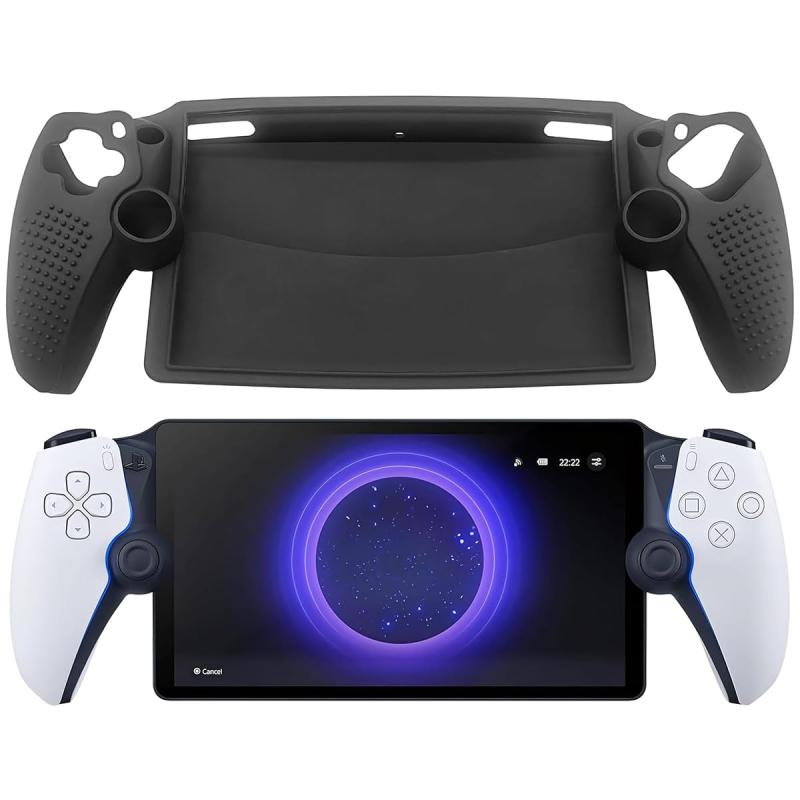 Miimall 【シリコン ケース】Sony Playstation Portal専用ケースシリコン シリコン材質 耐衝撃 防水防汗 落下防止 指紋汚れ防止 傷防止 装着簡単 ぴったり対応 軽量 薄型 耐久性 柔らかい 多色選択 Pl