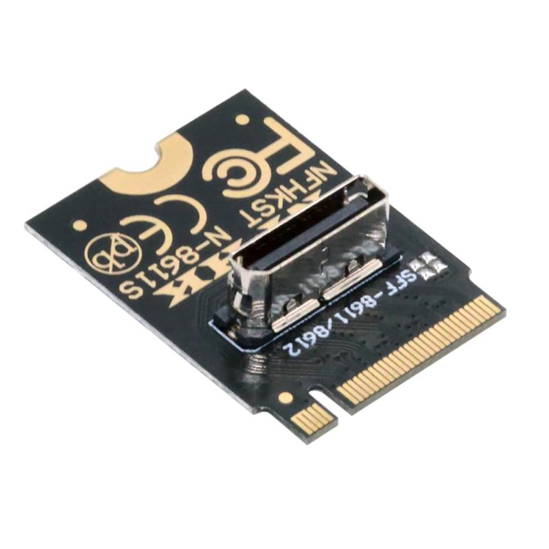 NFHK 2230 PCI-E4.0 M.2 M-Key to Oculink SFF-8612 SFF-8611 垂直ホストアダプター NVME U.2 SSD eGPU用, NF-SF-023-2230MM