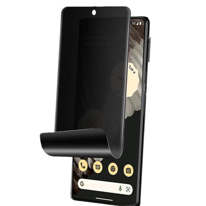 【アンチグレア，覗き見防止】Google Pixel 8a 覗き見防止 フィルム さらさら グーグル ピクセル 8a 専用 アンチグレア フィルム 非ガラス 指紋認証が可能 TPU素材 3D設計 反射防止 浮き防止 気泡