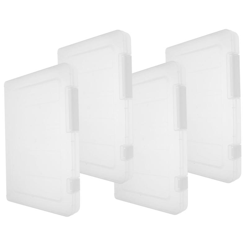 Zerodeko ファイルケース ポータブル プラスチック A5 4個セット 書類収納ボックス プロジェクトケース クリア 透明ファイルスリムケー ス 収納ボックス 薄型 オフィス 家庭 学校用