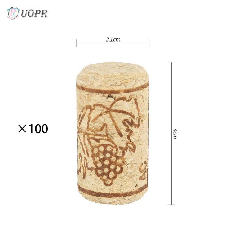 UOPR ワインコルク栓 100個セット 21mm×40mm 業務用 ワインストッパー コルク栓 耐久性 手芸材料 栓 ディナーパーティー 結婚式 バー用品 vision-stores-10191466 ビジョンストア サンプル画像2