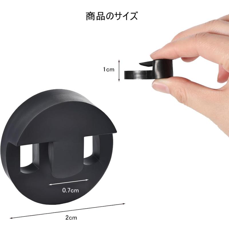 バイオリン ミュート 2つ穴 弱音器 ゴム製 軽量 小型 演奏用 便利性 夜間でも練習可能 vision-stores-10193223 ビジョンストア サンプル画像2