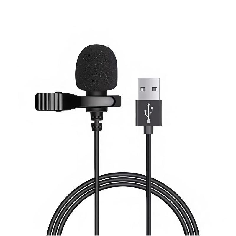 Solxion USB ピンマイク 小型全方向性マイクロフォン 高感度 防風 録音・会議・カラオケ・インタビュー・VLOG・ゲーム実況対応