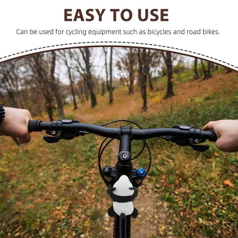 LEDMOMO 2個セット 自転車ハンドルバー装飾 かわいいパンダぬいぐるみ ブレスレットタイプ マウンテンバイク ロードバイク用 簡単取り付け 軽量アクセサリー vision-stores-10195381 ビジョンストア サンプル画像3