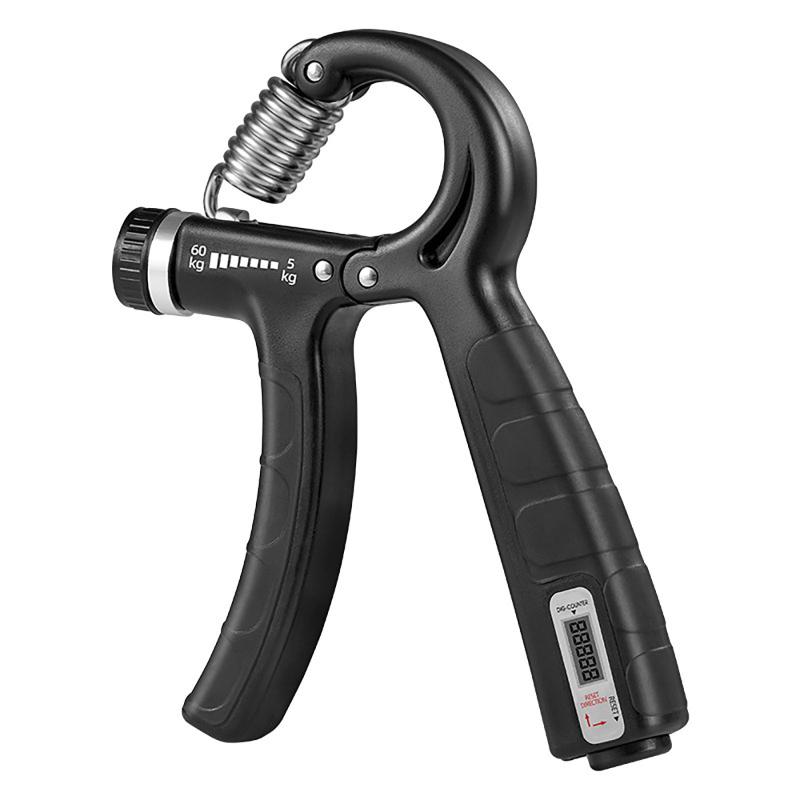 ハンドグリップ 握力 トレーニング トレーニング 筋トレ 5-60kg 負荷調整式 カウント可能 グリップ ハンドグリッパー 指の強化 滑り止め快適 軽量コンパクト 高い耐久性 男女兼用（1個） (ブ【負荷調整可能】このグリップは5 KG ~ 60 KGの間で自由に調整でき、初心者でもプロのフィットネス選手でも、それぞれの最適なトレーニングモードを見つけることができ、グリップ力を効果的に増強することができる。【数字表示】本製品は自動的に計数し、握力訓練の回数を記録し、握力訓練と筋肉訓練の進度を簡単に管理することができ、フィットネス者や他の指、腕、前腕の力を強化する必要がある人に適している。【快適ハンドル】このグリップは良質なTRP材質を採用しており、人体工学に適合したグリップは滑り止めで弾力性があり、汗をかいても滑り落ちることがなく、手、指の力と柔軟性、強い筋肉を鍛えるために使用することができます。【コンパクト軽量】バッグに入れて持ち歩けるコンパクト設計で、オフィスでも旅行でもフィットネスでも簡単に握力をトレーニングでき、ストレスを緩和することができます。【品質】ご利用中に問題があれば、お気軽に弊社にメールでご連絡ください。デルのサービスチームは24時間、お客様に満足のいくソリューションを提供します。（注文番号は書のかわりとなります）。