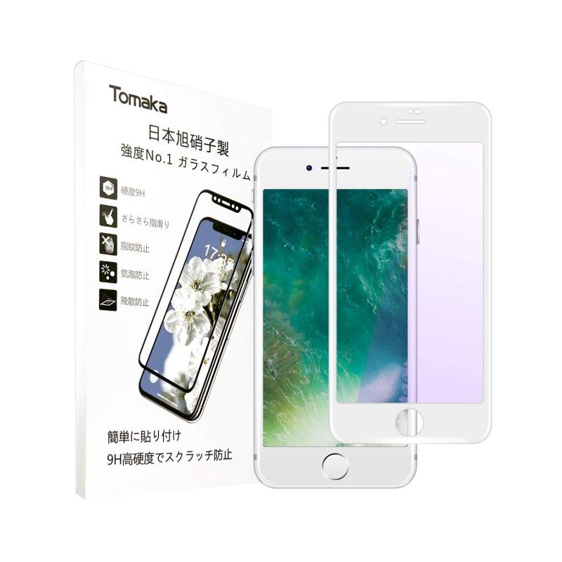 ビジョンストアのiphone17用ガラスフィルム ブルーライトカット Tomaka 強化ガラス｜アングル2