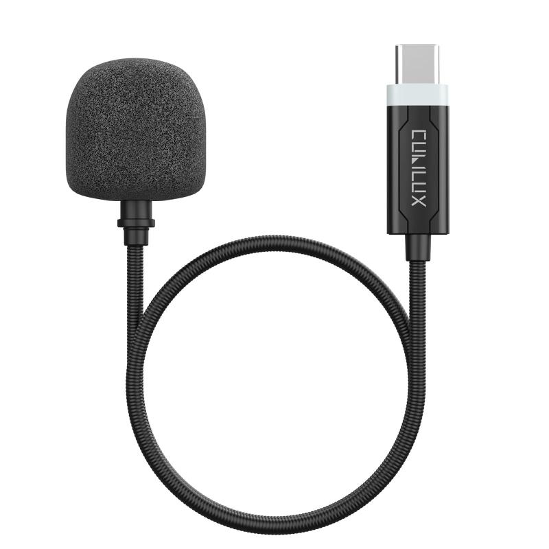 Cubilux USB C グースネックマイク Type C ブームマイク MacBook Pro/Air iPhone 17/16/15 iPad Pro 13/12.9/11 iPad Air 13/11 Galaxy S25/S24/S23