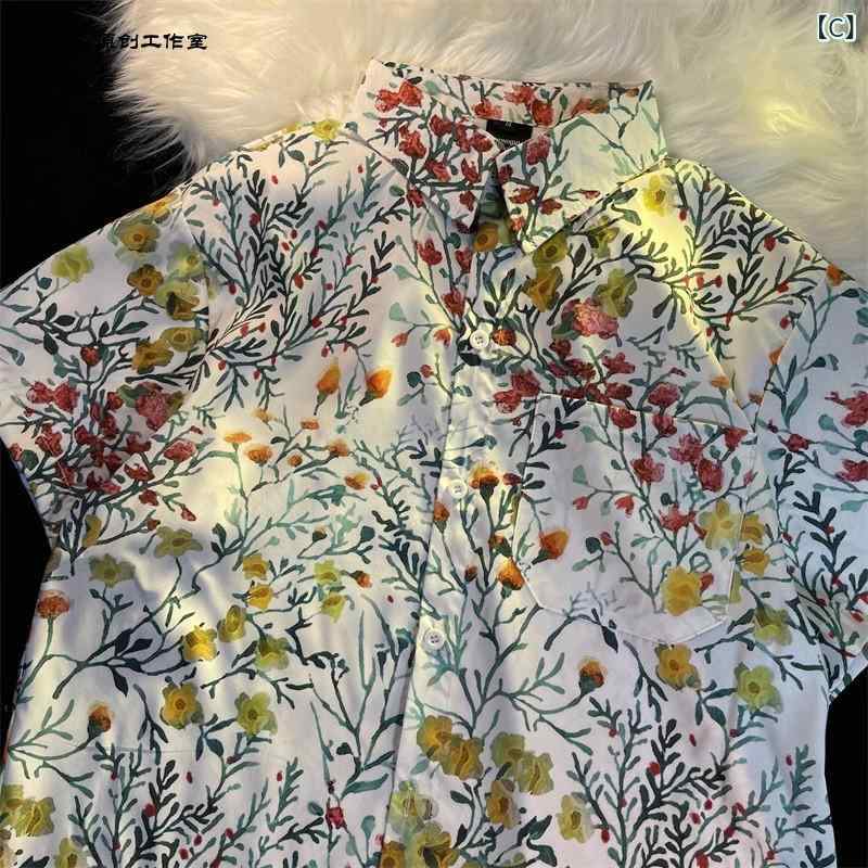 シャツ メンズ レディース ユニセックス 男女兼用 半袖 錦鯉 魚 和柄 プリント 総...