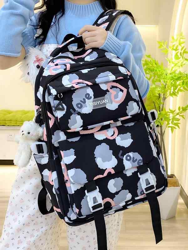 リュックサック 男の子 女の子 小学生 ジュニア キッズ バックパック スクールバッグ 4点セット カバン 鞄 大容量 軽量 撥水 通学 遠足 A4 カジュアル シンプル 無地 おしゃれ かっこいい おしゃれ かわいい