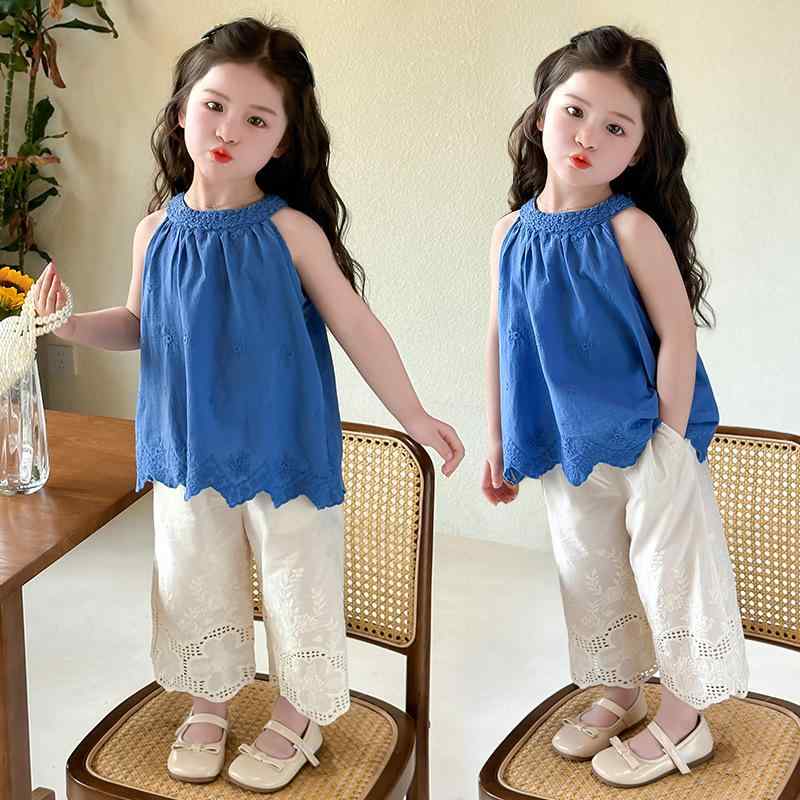 セットアップ キッズ 女の子 子供 2点セット トップス 半袖 Tシャツ ロングパンツ ...